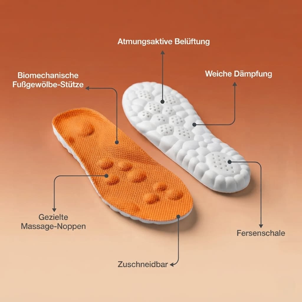 Federstep Ergonomische Arbeits-Einlegesohlen